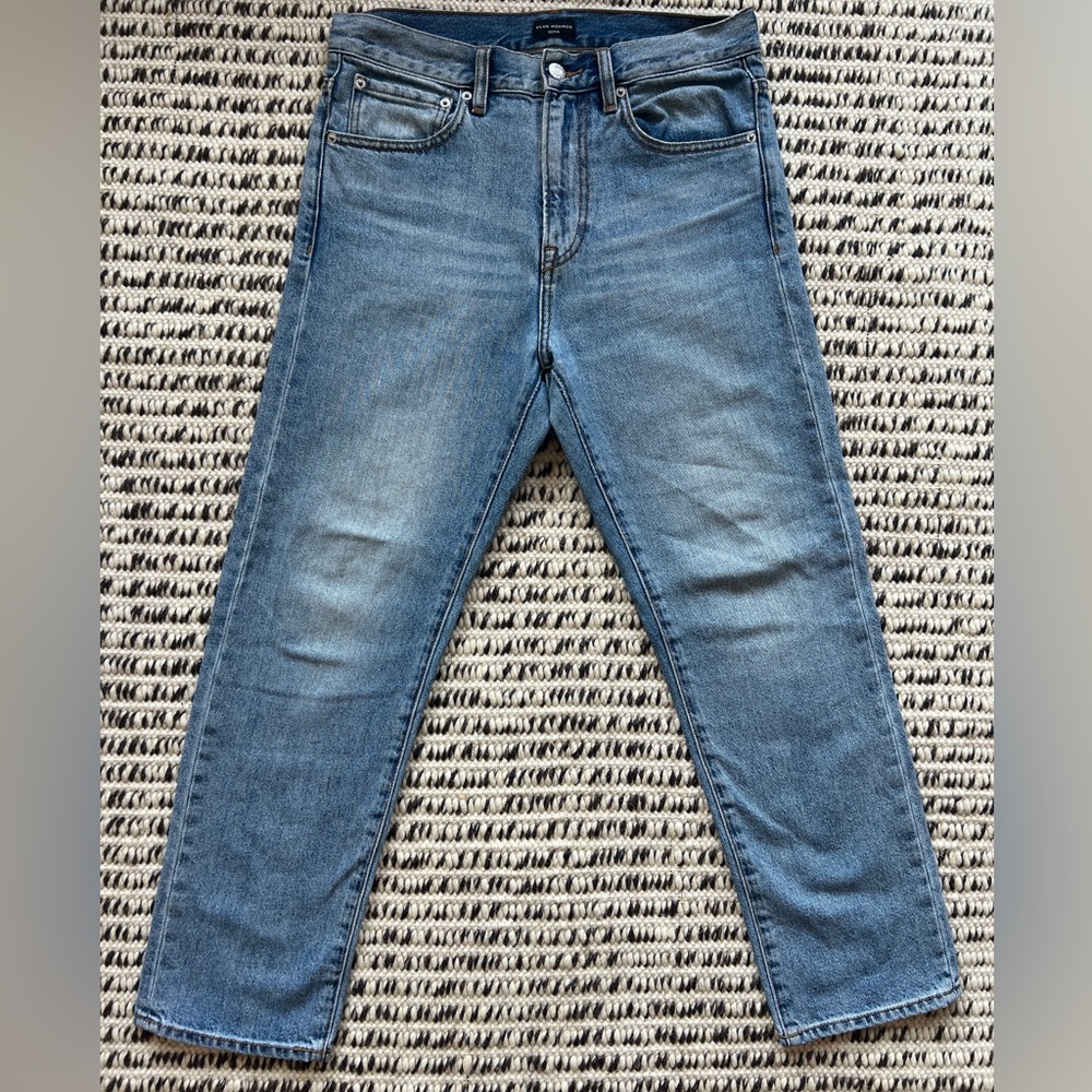 Club Monaco Straight Fit Light Wash Jeans